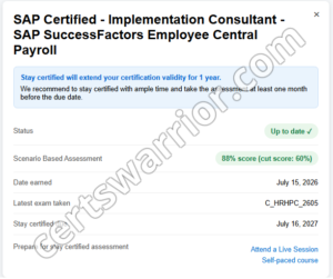 Autumn result