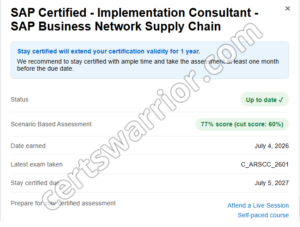 Selene result
